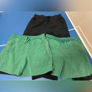 abercrombie kids set of 3 shorts